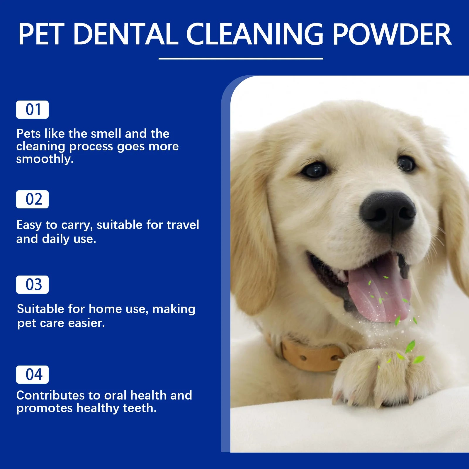 Dog Dental Cleaning & Whitening Powder