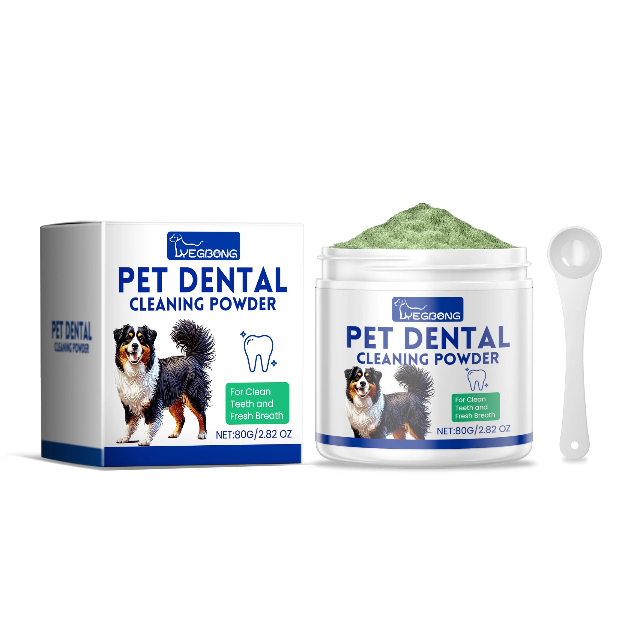 Dog Dental Cleaning & Whitening Powder
