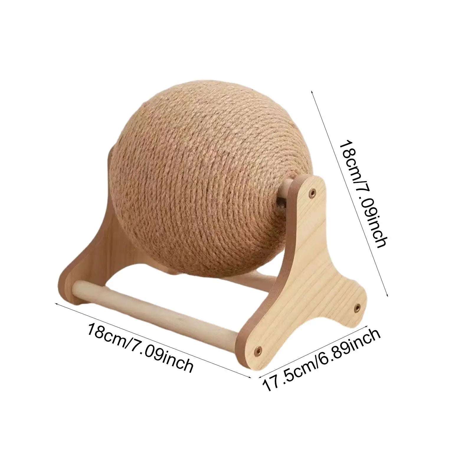 Rabbit Sisal Grinding & Chew Ball Toy