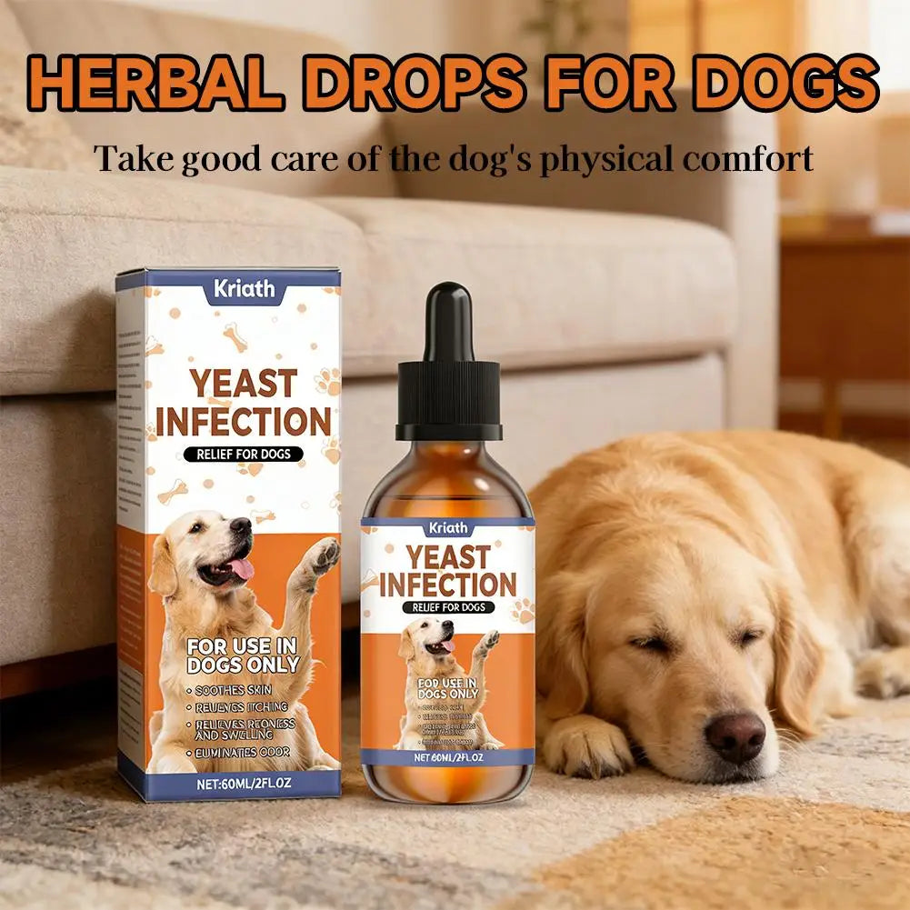 Herbal Coat & Skin Care Drops for Dogs