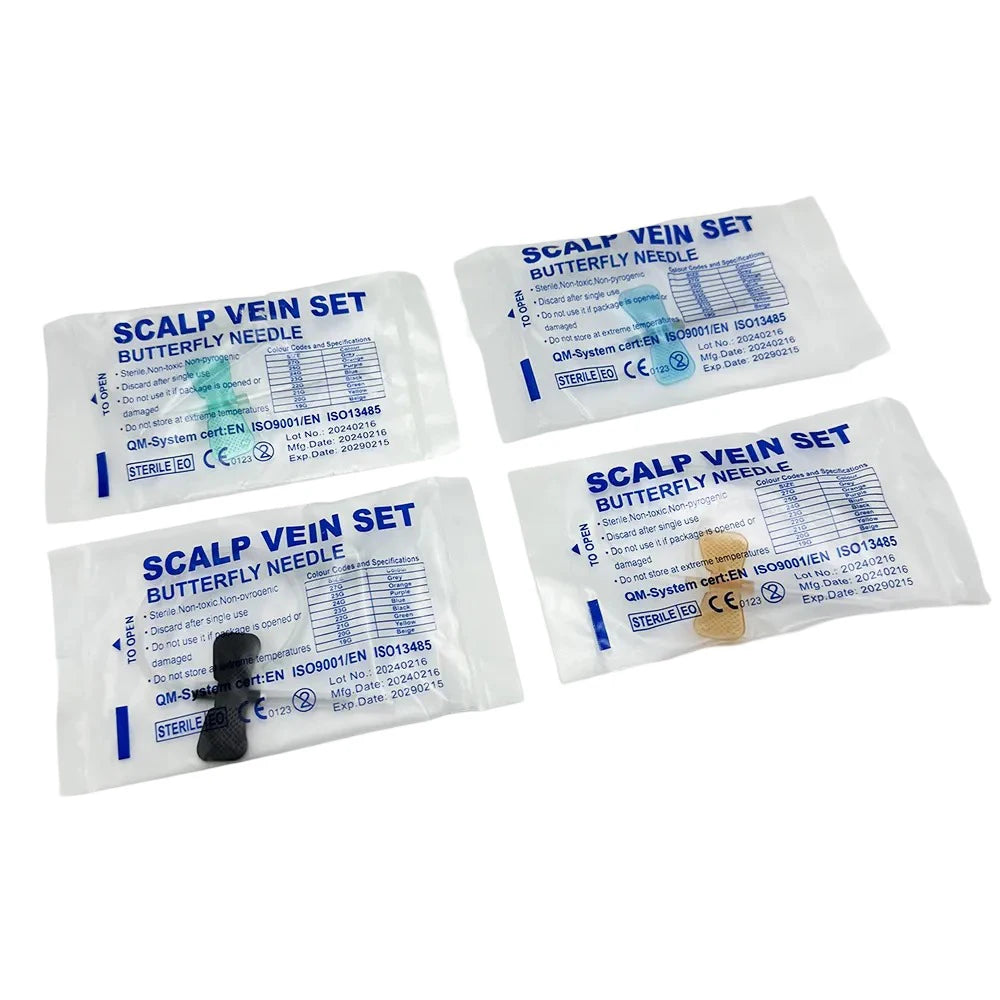 50PCS Disposable Butterfly Blood Infusion Needles