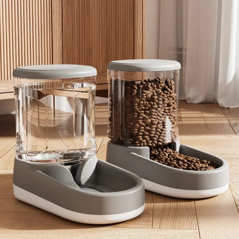 Non-Electric Automatic Pet Feeder & Water Dispenser