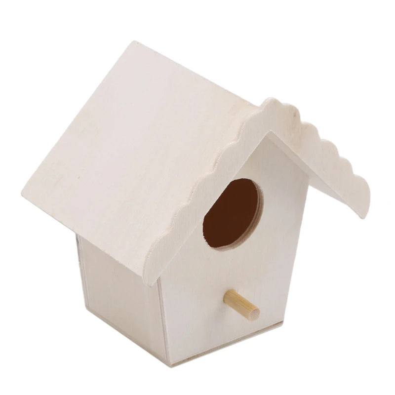 Wooden Bird Nesting Box