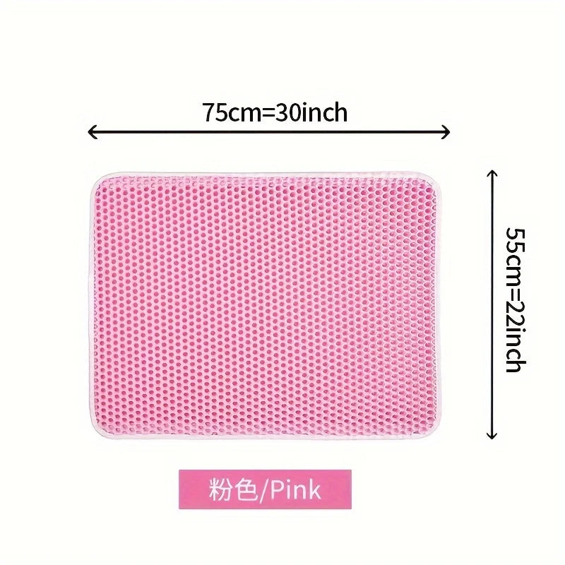 Large Honeycomb Cat Litter Trapping Mat