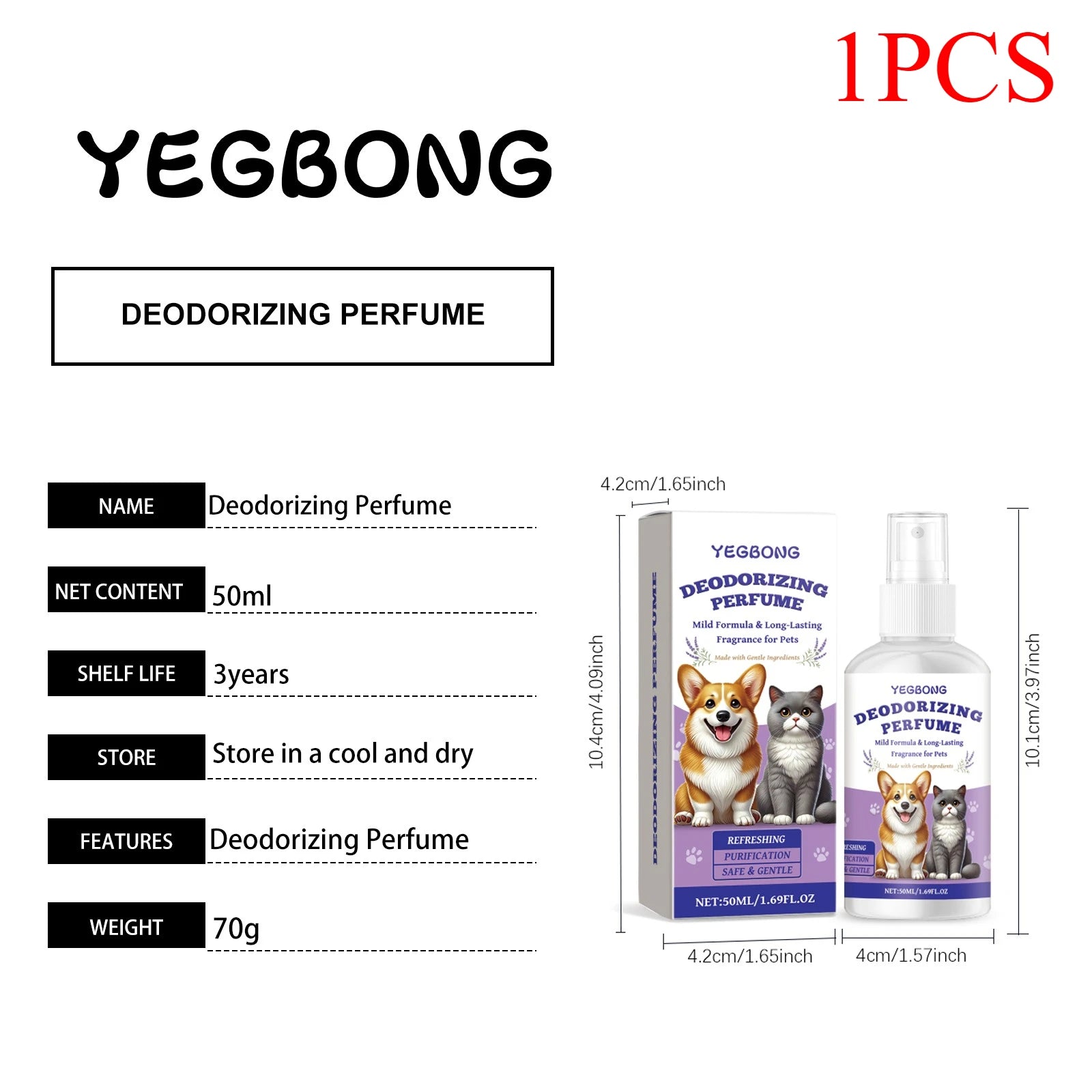 Pet Odor Eliminator & Freshening Spray