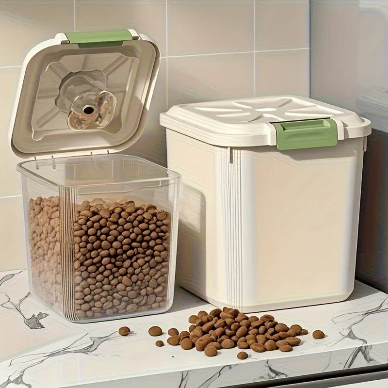 Rolling Airtight Pet Food Storage Container