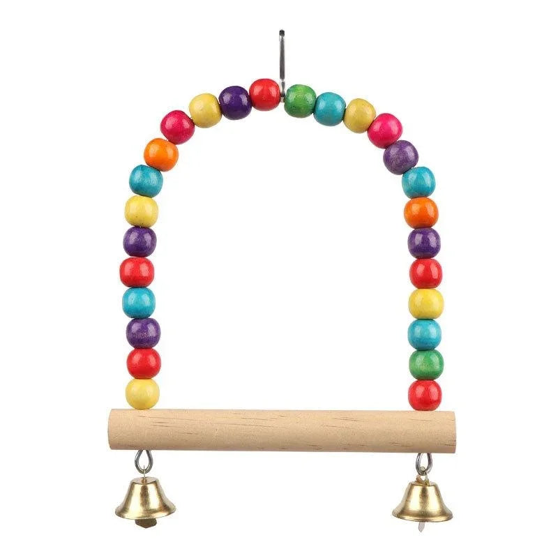 Parrot Wooden Swing
