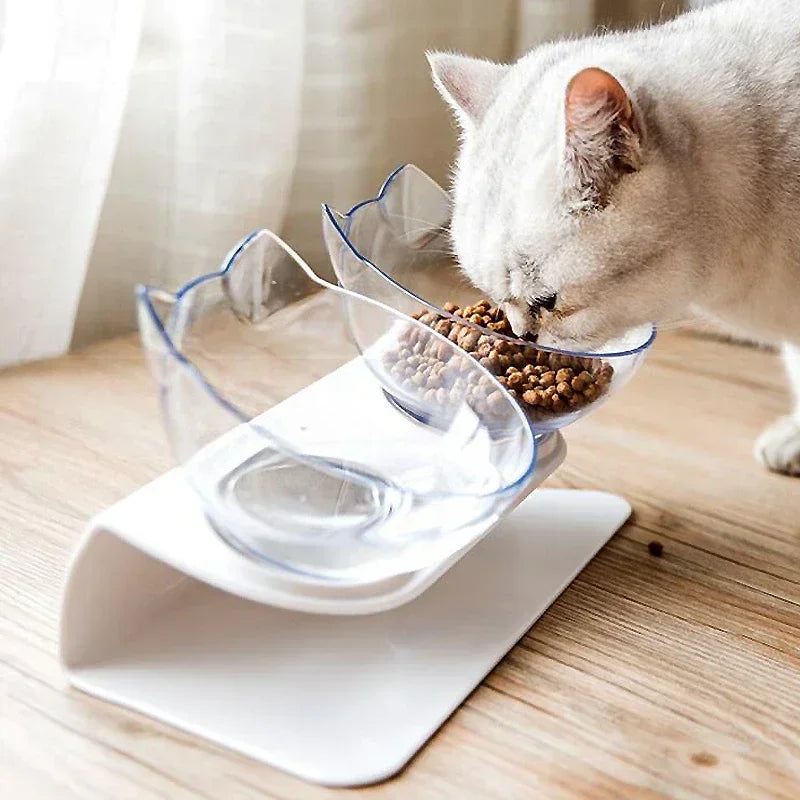 Elevated Double Pet Bowl with Stand