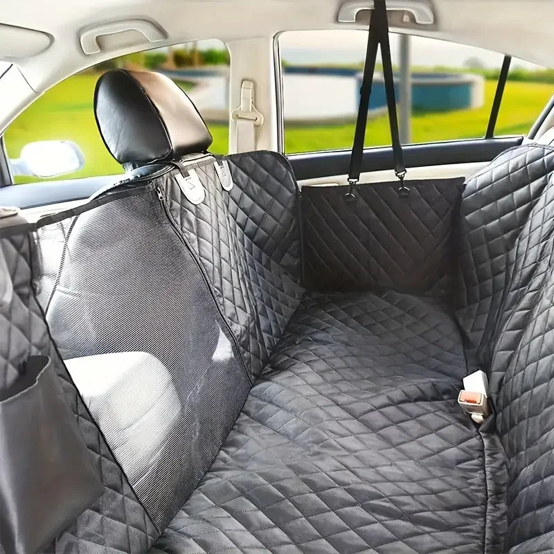 100% Waterproof Dog Car Hammock with Mesh Window