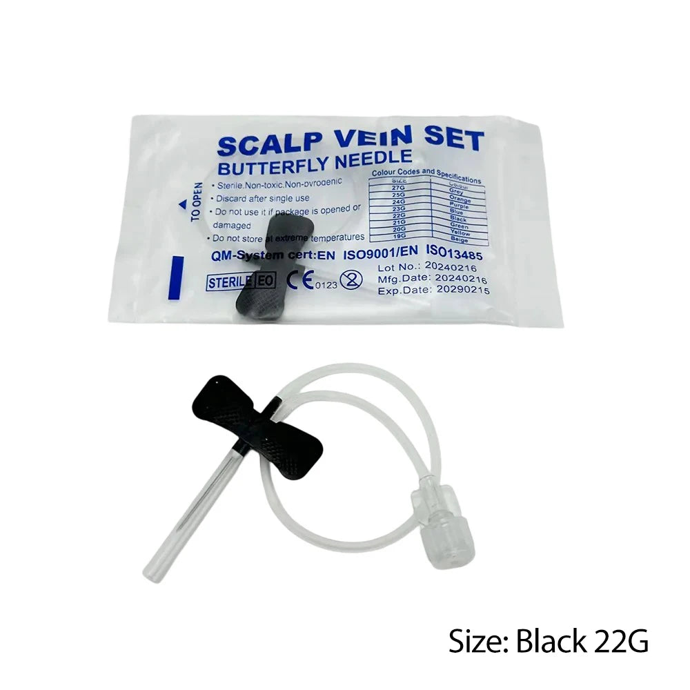 50PCS Disposable Butterfly Blood Infusion Needles