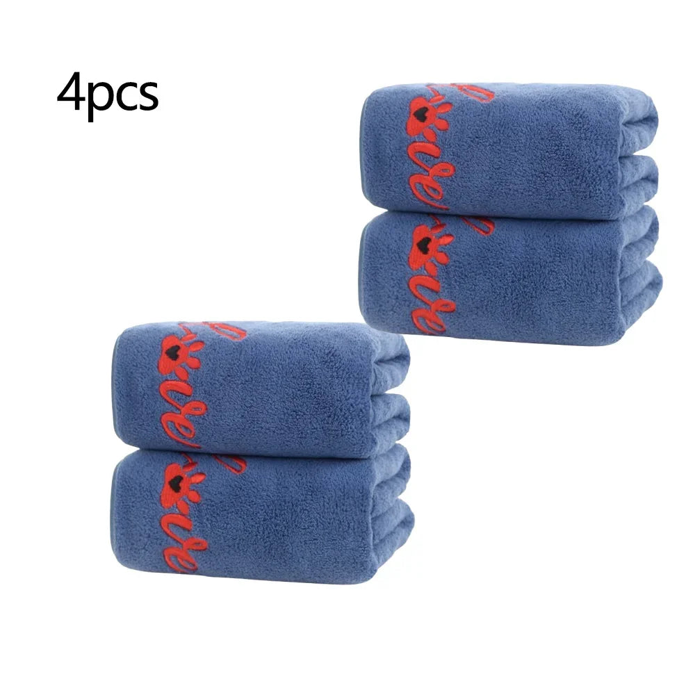 Quick-Dry Microfiber Pet Bath Towel