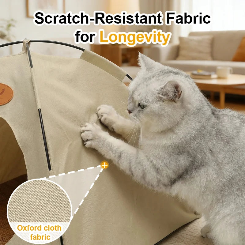 Breathable Summer Pet Tent & Sunshade Bed