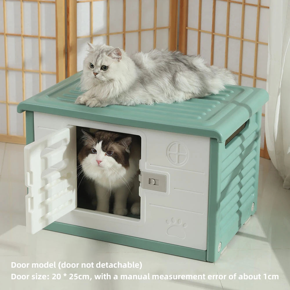 Outdoor Rainproof Cat House & Dog Kennel