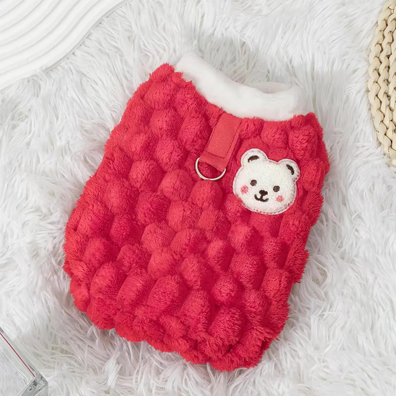 Fluffy Gradient Winter Vest for Cats & Dogs