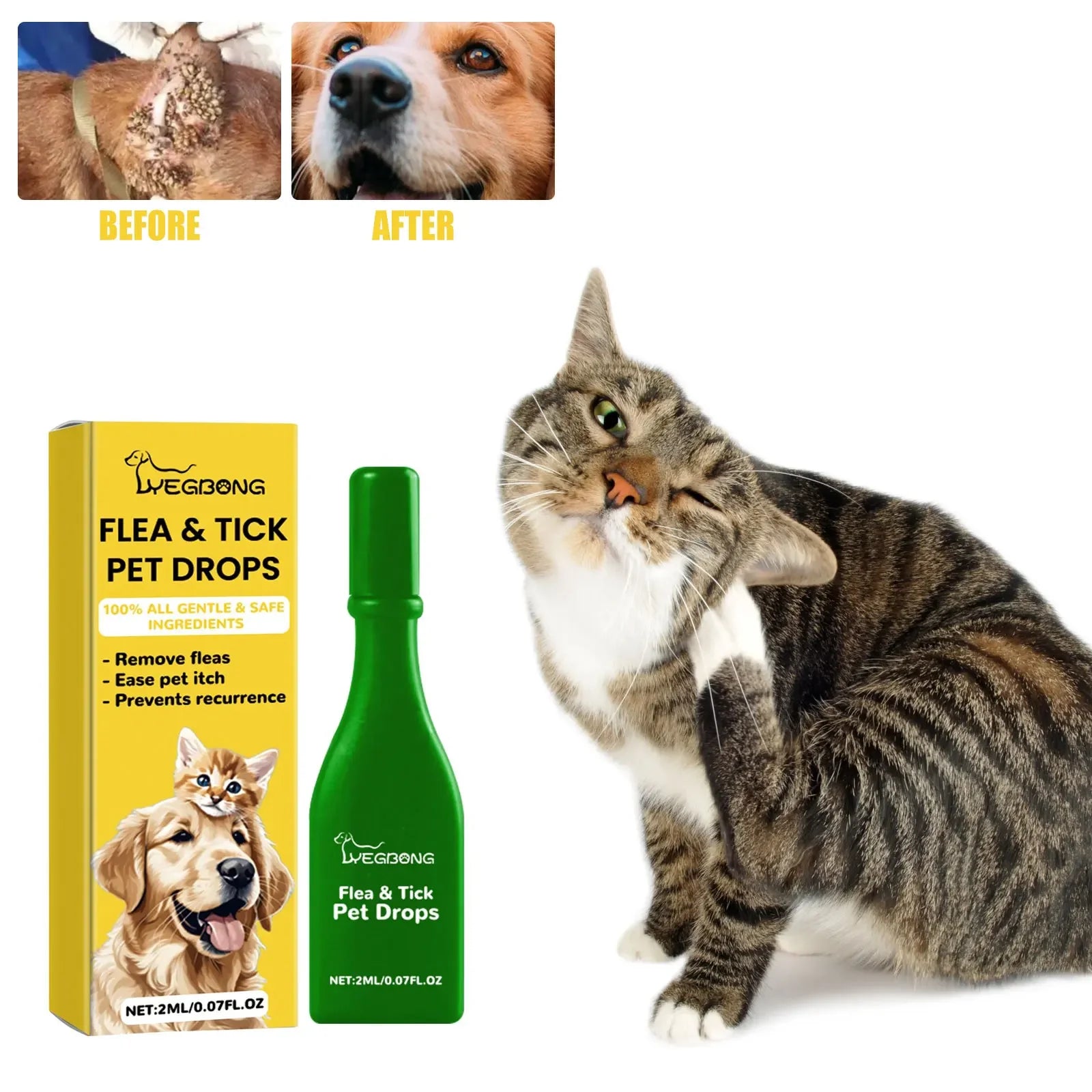 Cat Anti-Flea & Tick Drops