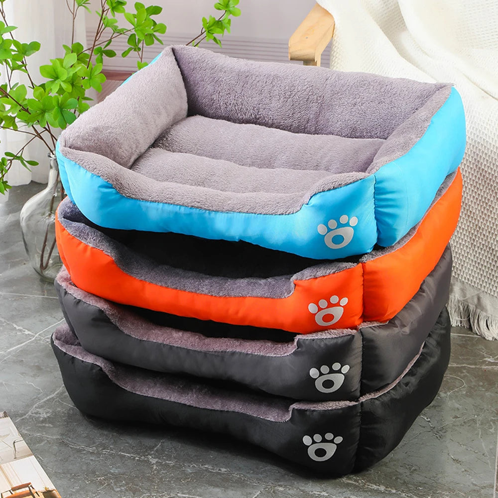 Soft Square Pet Sofa Bed & Kennel Cushion