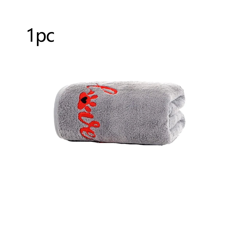 Quick-Dry Microfiber Pet Bath Towel