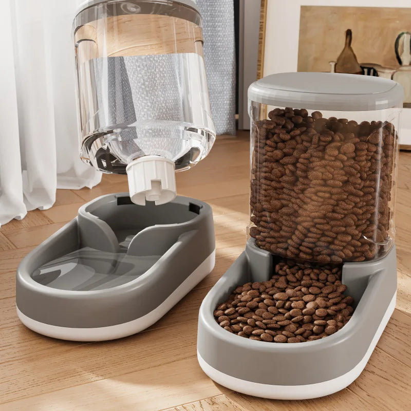 Non-Electric Automatic Pet Feeder & Water Dispenser
