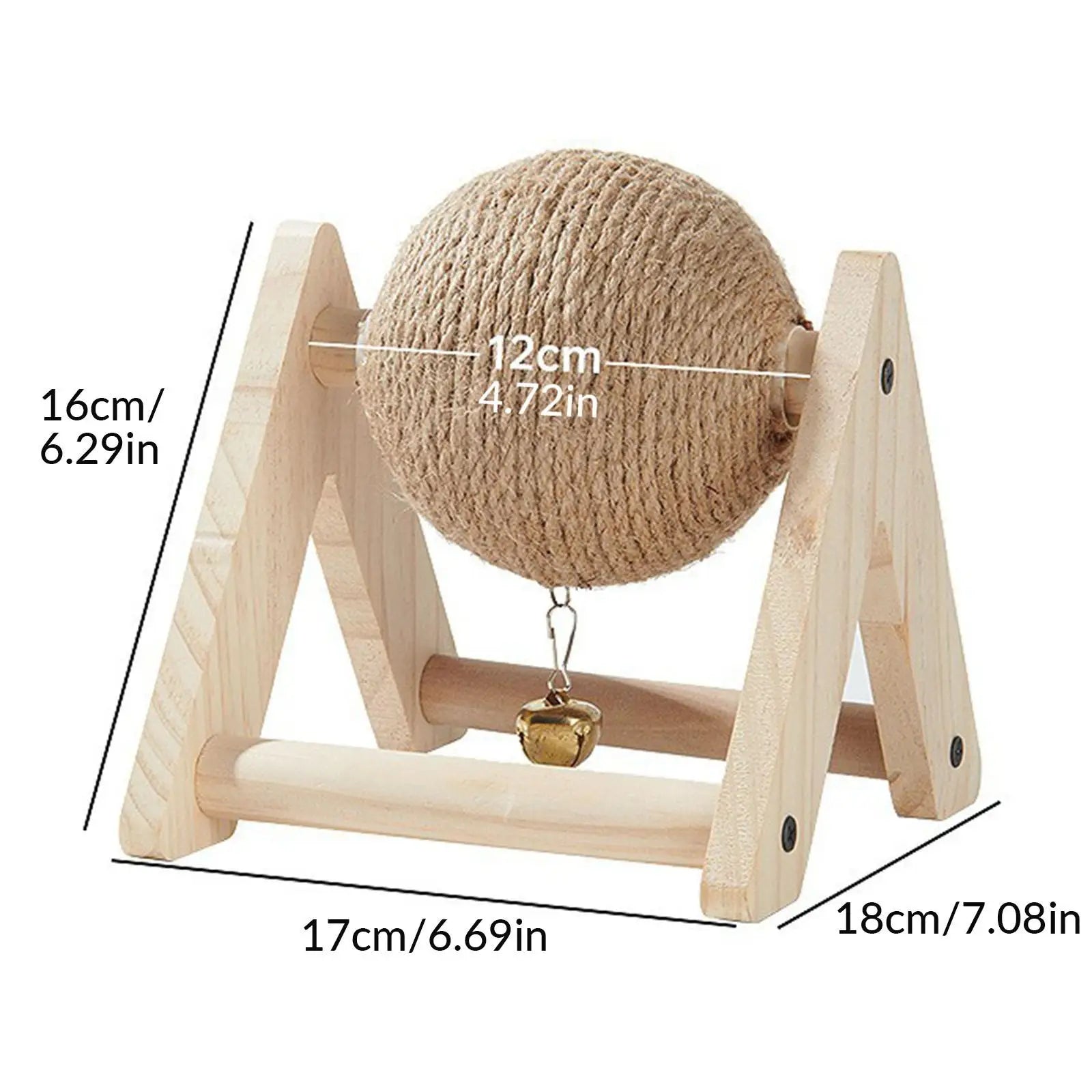 Rabbit Sisal Grinding & Chew Ball Toy