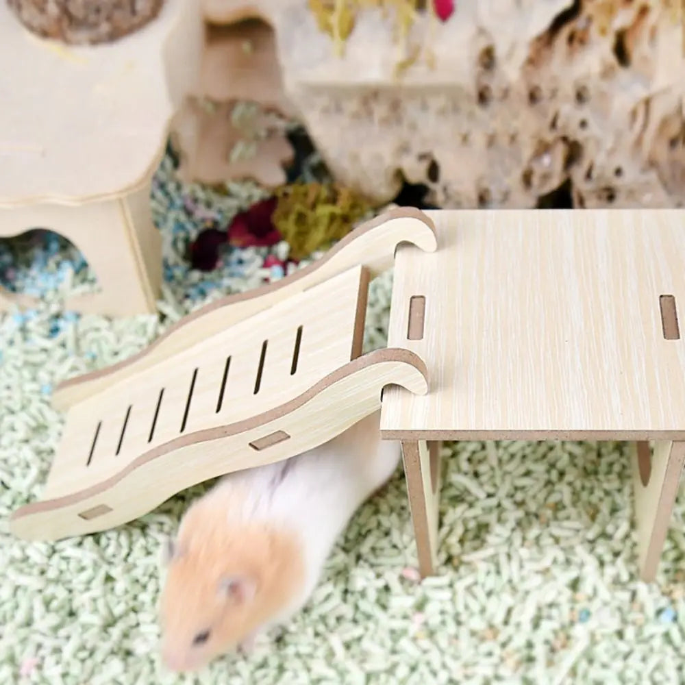 Wooden Hamster Ladder