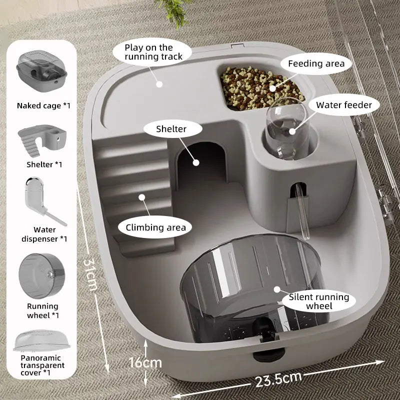 Hamster Luxury Villa Cage