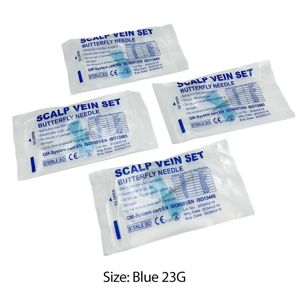 50PCS Disposable Butterfly Blood Infusion Needles