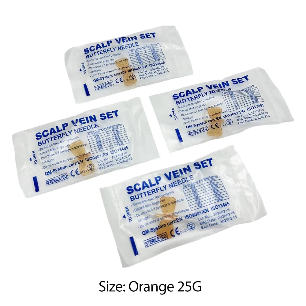 50PCS Disposable Butterfly Blood Infusion Needles