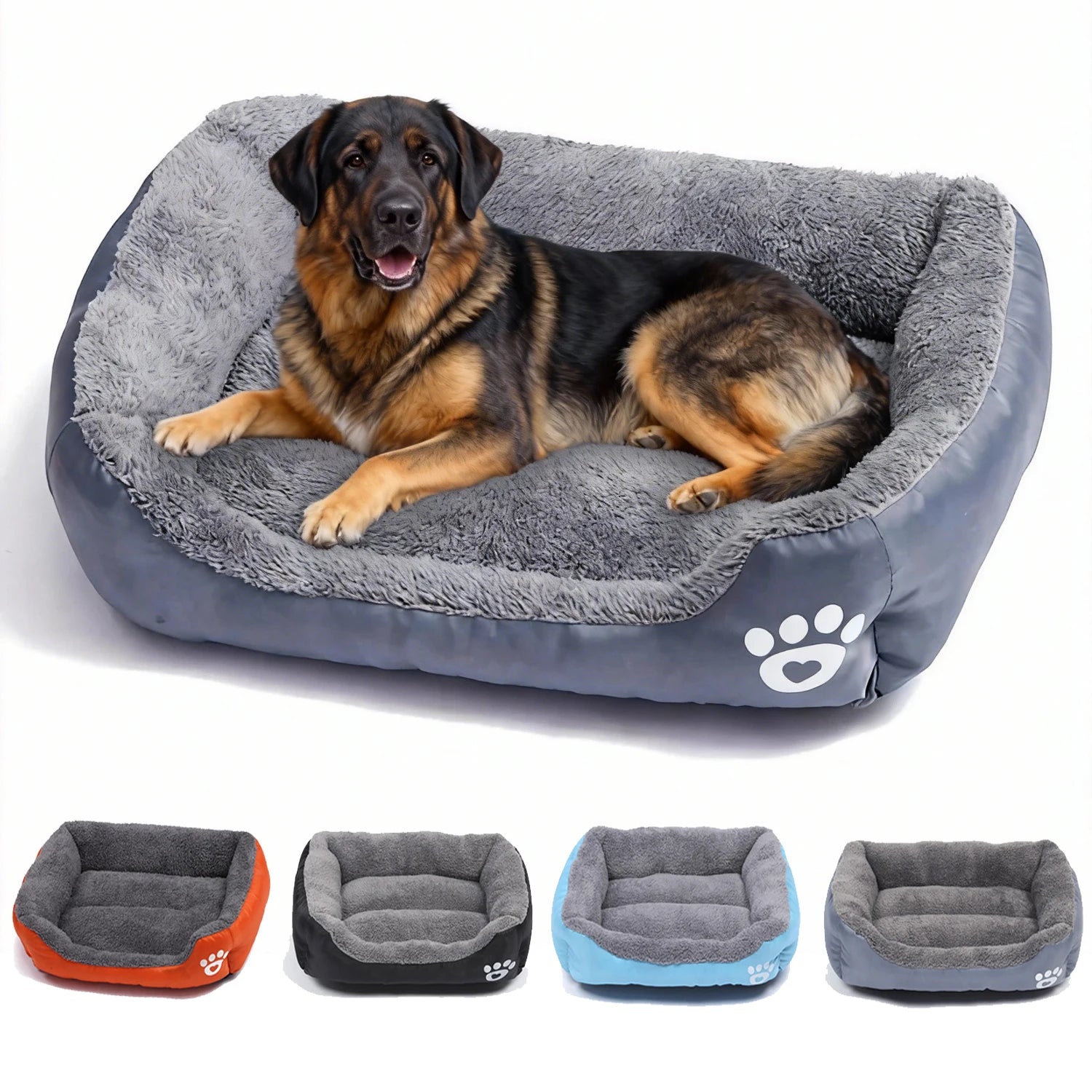 Soft Square Pet Sofa Bed & Kennel Cushion