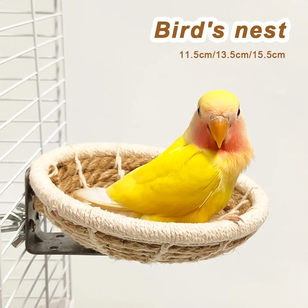 Handmade Hemp Rope Parrot Sleeping Nest