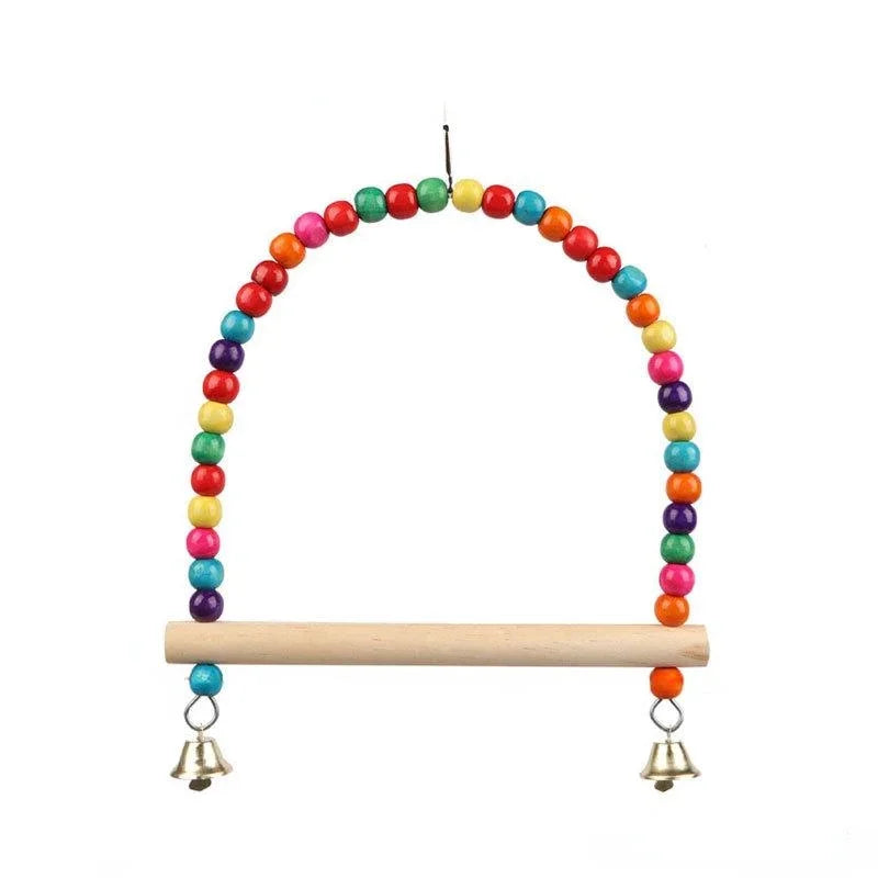 Parrot Wooden Swing