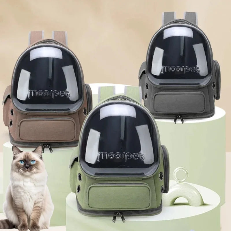 Transparent Breathable Pet Carrier Backpack