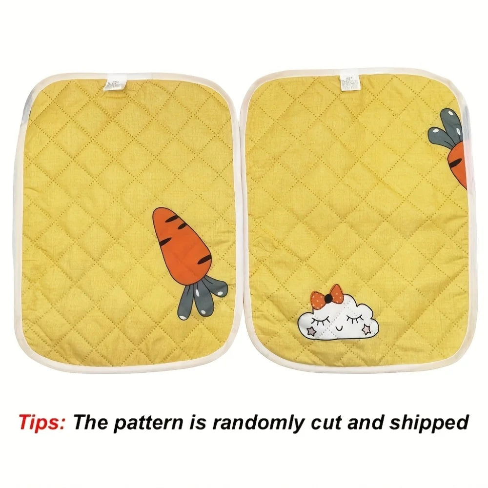 Absorbent Carrot Rabbit Toilet Mat