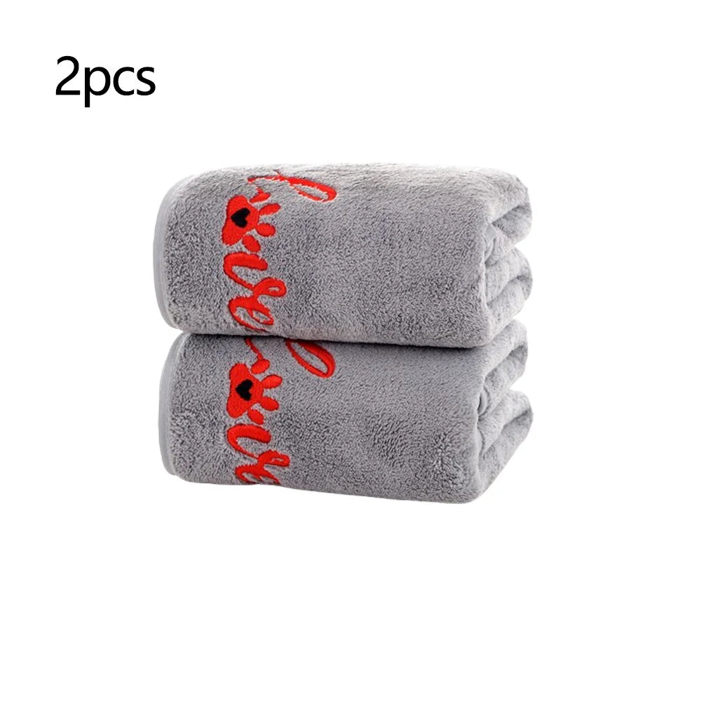 Quick-Dry Microfiber Pet Bath Towel