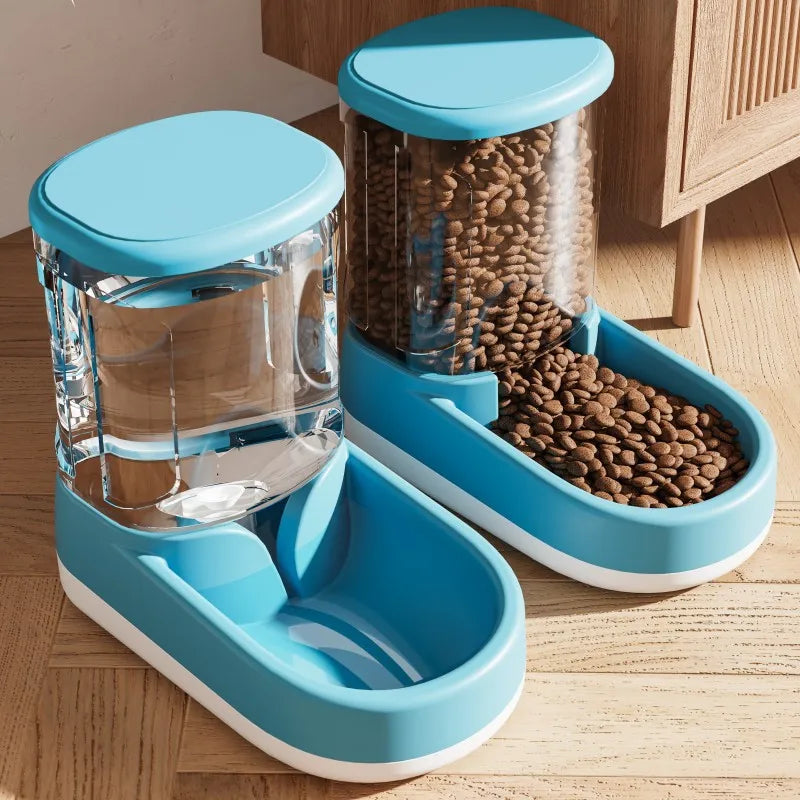 Non-Electric Automatic Pet Feeder & Water Dispenser