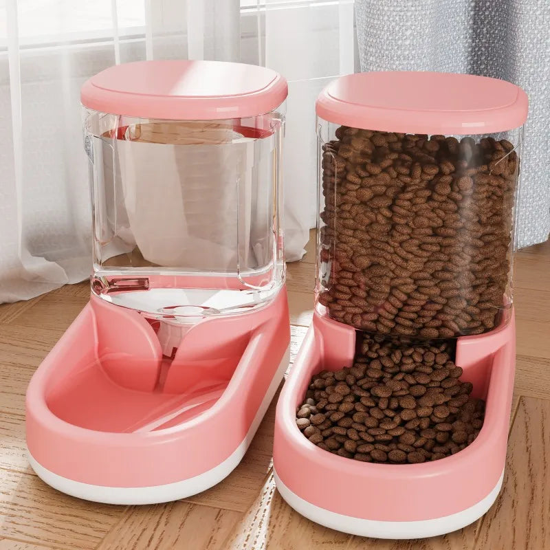 Non-Electric Automatic Pet Feeder & Water Dispenser