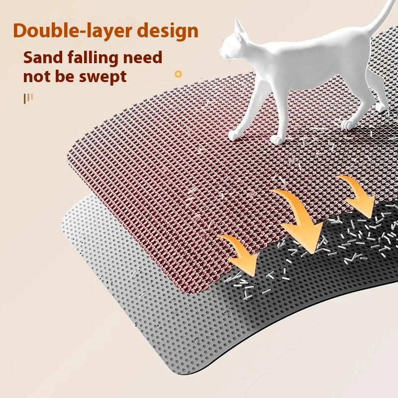 Extra Large 2-Layer Cat Litter Mat