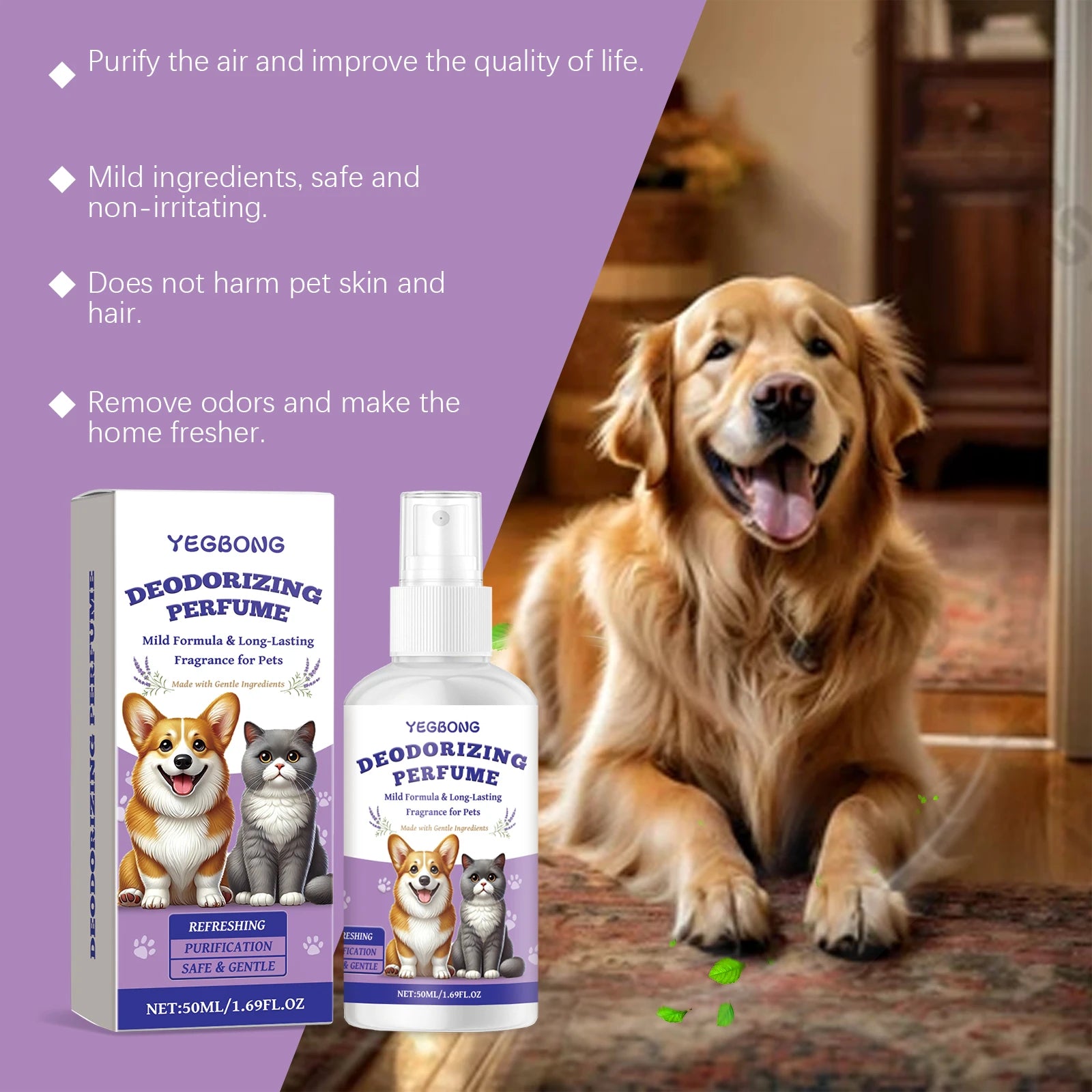 Pet Odor Eliminator & Freshening Spray