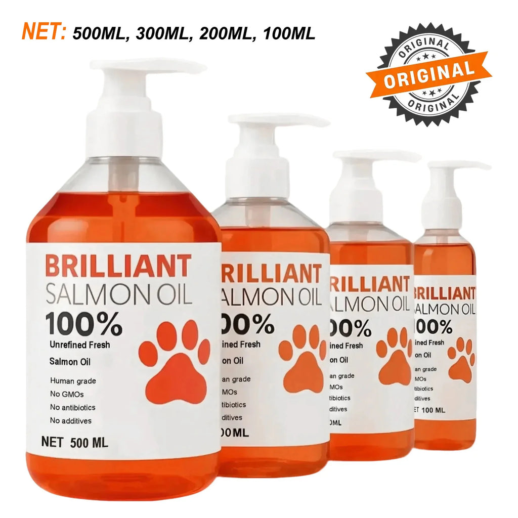 Human-Grade Salmon Oil for Pets