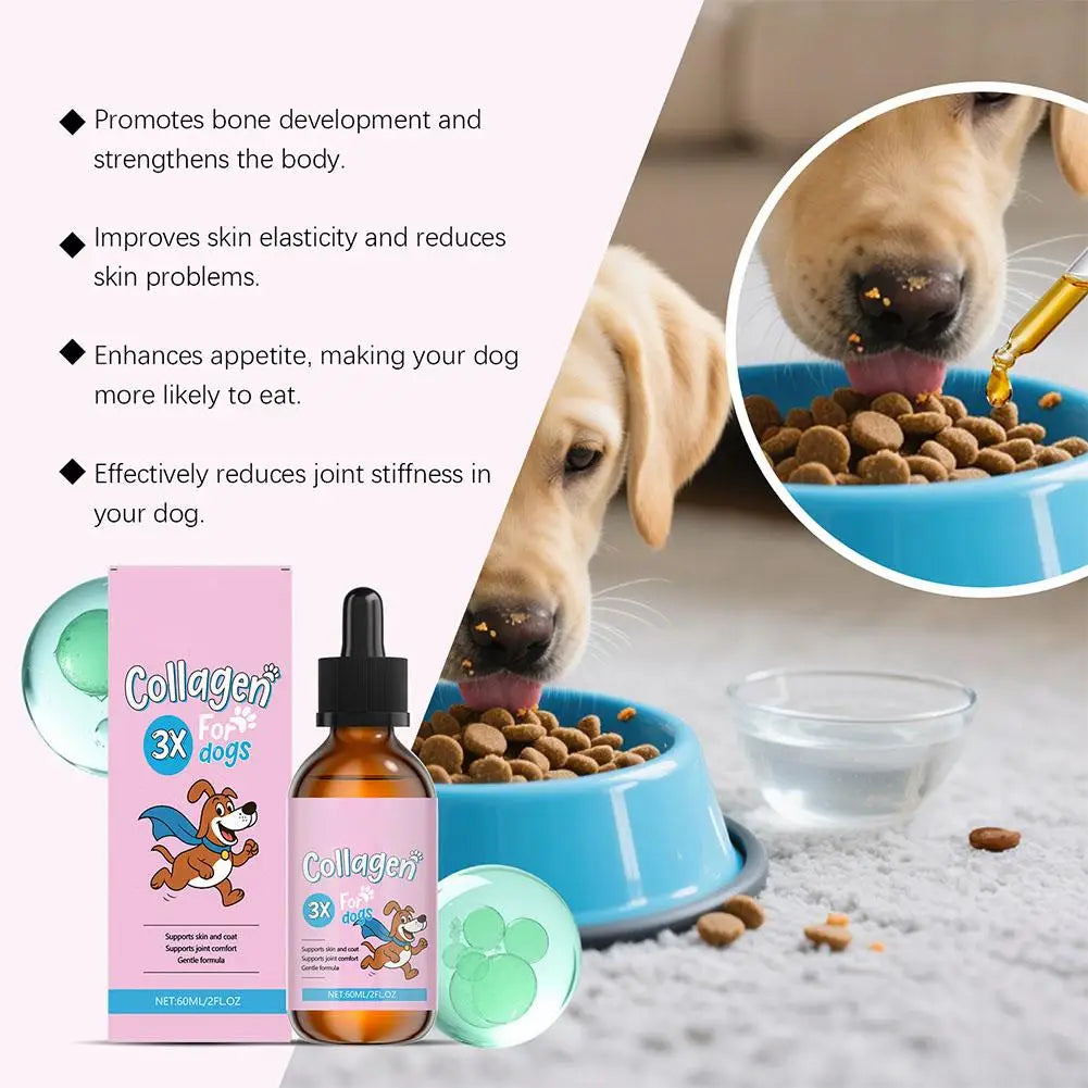 Pet Collagen Drops for Skin & Hair