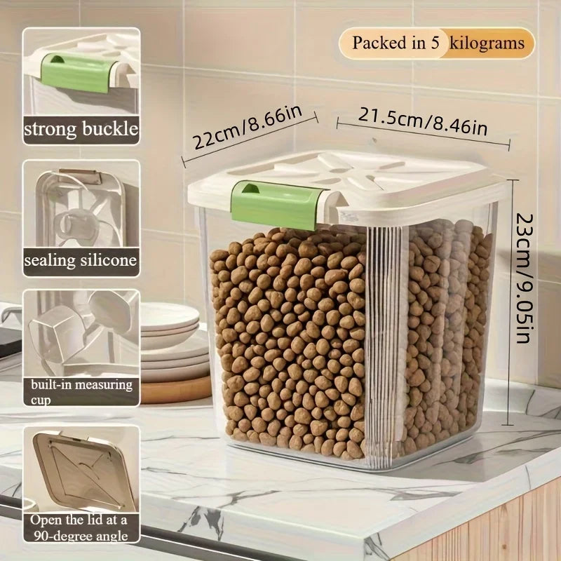 Rolling Airtight Pet Food Storage Container