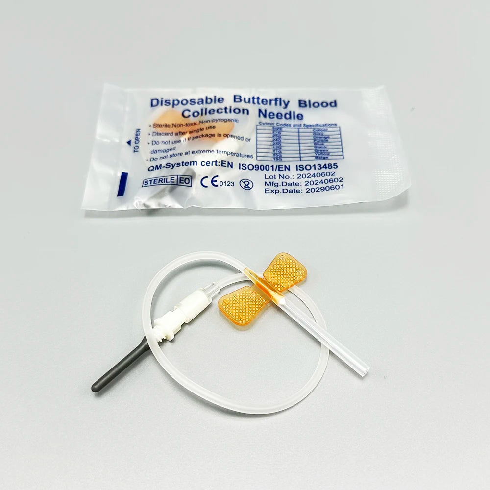50PCS/lot Disposable Butterfly Blood Collection Needl