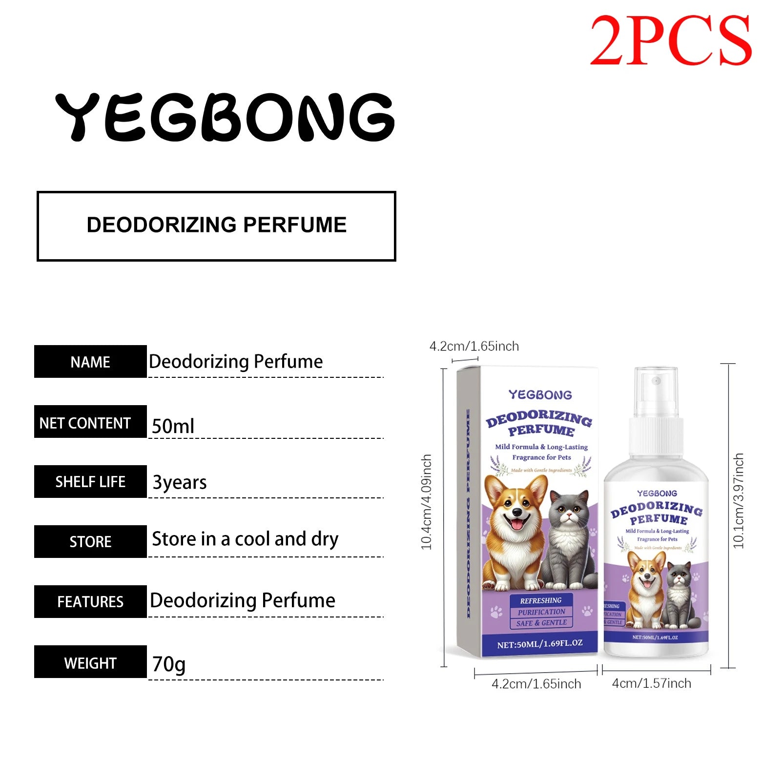Pet Odor Eliminator & Freshening Spray