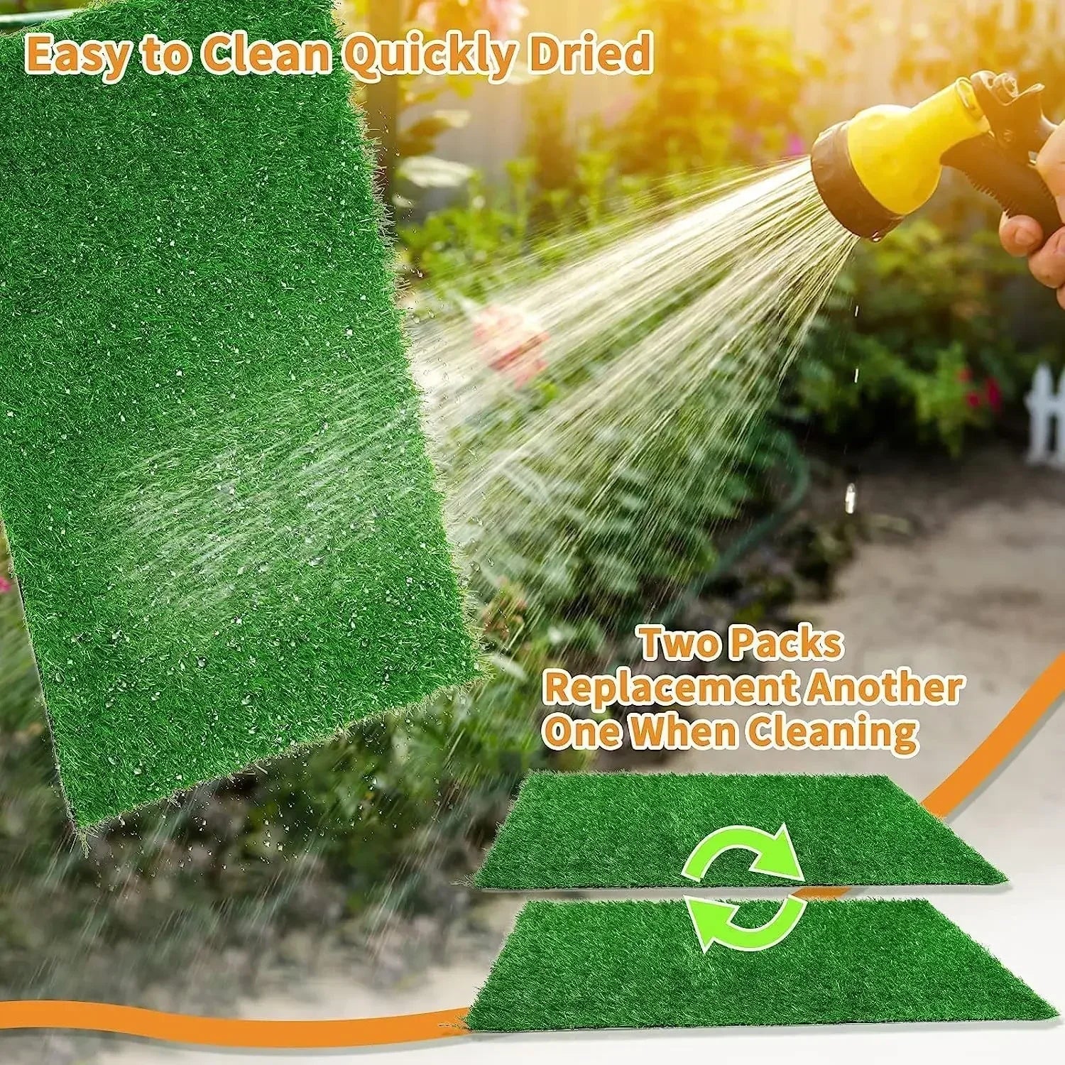 Artificial Grass Dog Potty Training Mat