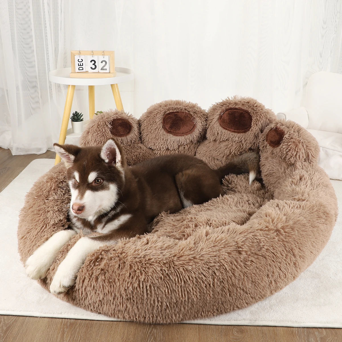 Fluffy Winter Pet Bed & Kennel Blanket