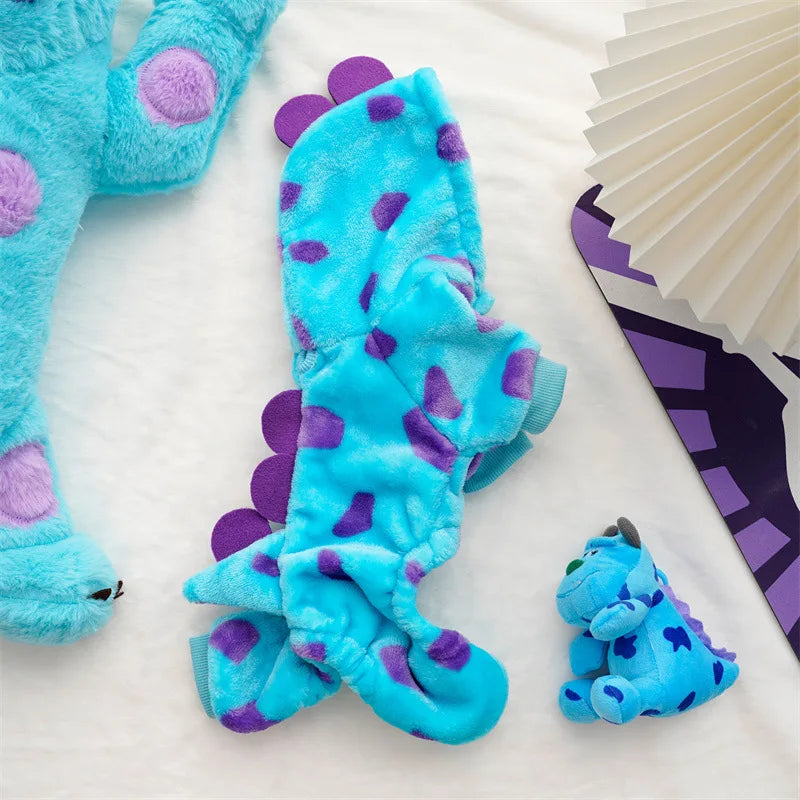 Dinosaur Plush Pet Costume Jumpsuit