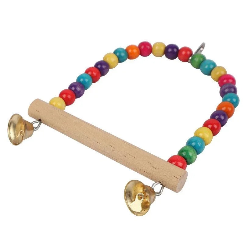 Parrot Wooden Swing