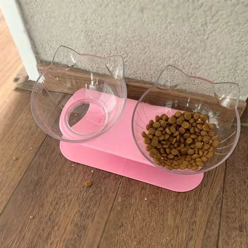 Elevated Double Pet Bowl with Stand