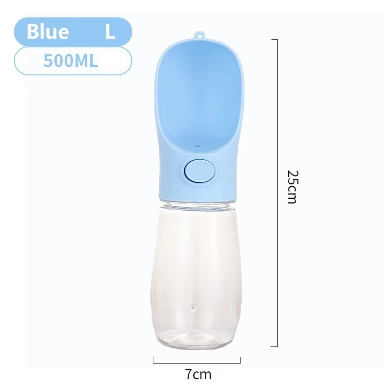 Portable Pet Water Bottle – 350/500 ml