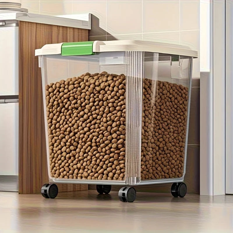 Rolling Airtight Pet Food Storage Container