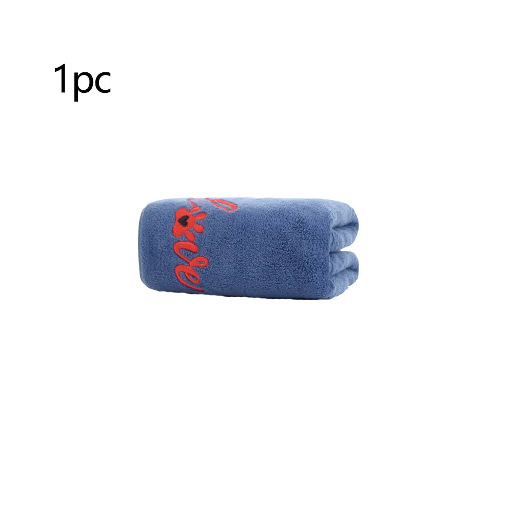 Quick-Dry Microfiber Pet Bath Towel